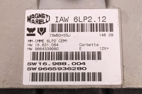 Riadiaca jednotka motora 9665936280