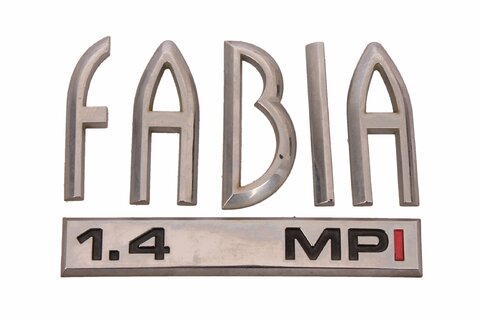 Nápis Fabia 1,4 MPI 6Y0853687AA KTP