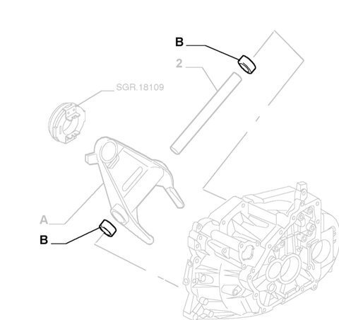 Tesnenie vidličky spojky orig.