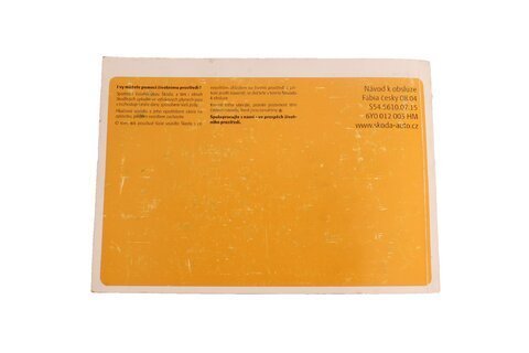 Návod na obsluhu FABIA SK 2004