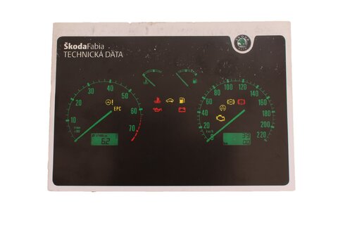 Technické údaje FABIA CZ 2003