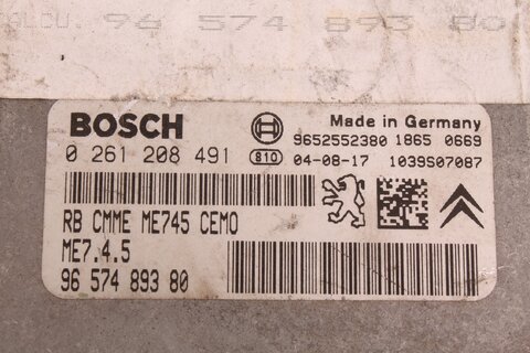 Riadiaca jednotka motora 0261208491