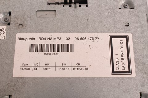 Autorádio 9660647677