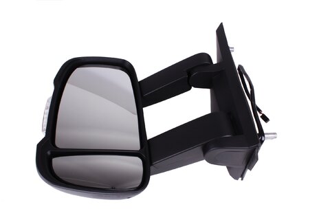 Ľavé zrkadlo spätné elektricky ovládané, vyhrievané, dlhé (190 mm)