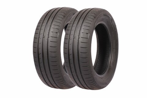 Súprava dvoch pneumatík - LETNÁ 195/60 R15 88H Dunlop Sport Blu Responce (4,5 mm) rok 2018