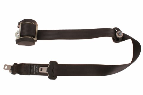 Zadný navíjač pásu pre druhý rad sedadiel