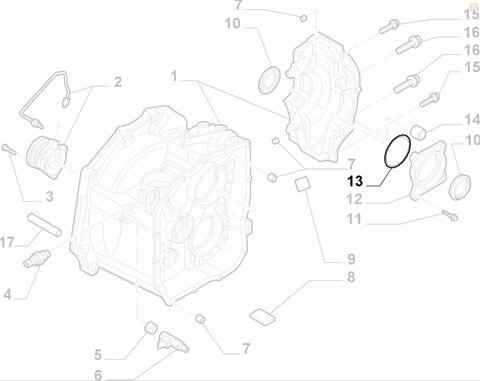 Hermetické tesnenie poloosy vnútorná