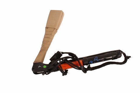 Bezpečnostný pás pravý predný béžový (len pyronapínač)