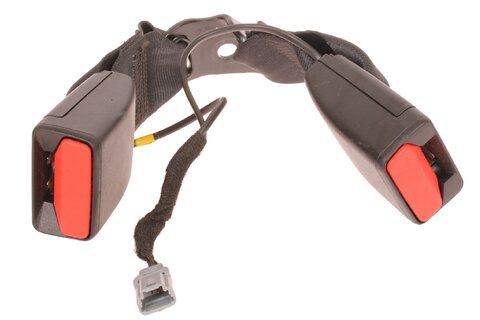 Ľavý a prostredný zadný zámok bezpečnostného pásu