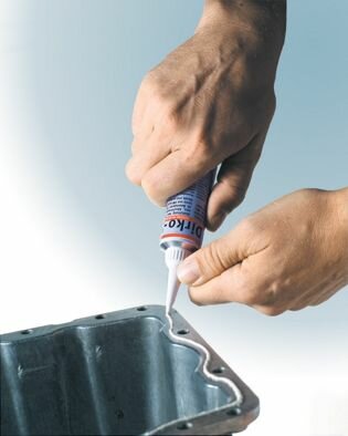 Silikónový tmel dierka