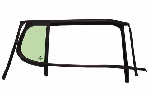 Sklo trojuholníka zadných pravých dverí zelené hatchback 5J6845210AG