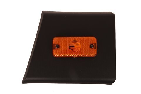 Bočná lišta dverného rámu s pozičným svetlom ľavá (čierna)