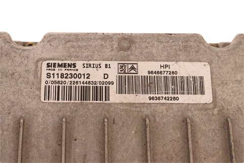 Riadiaca jednotka motora 9646677280