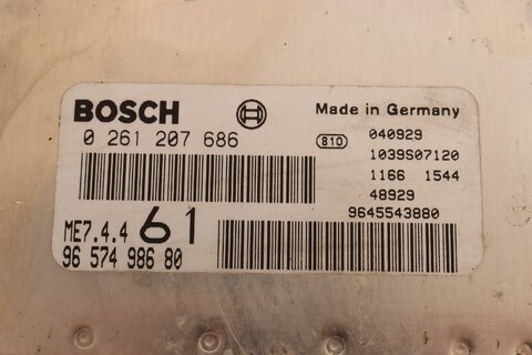 Riadiaca jednotka motora 0261207686