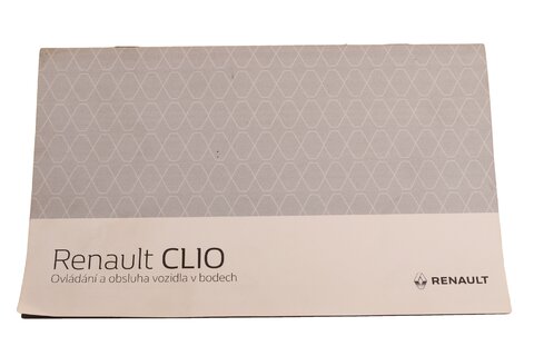 Renault Clio - Užívateľská príručka - v bodoch