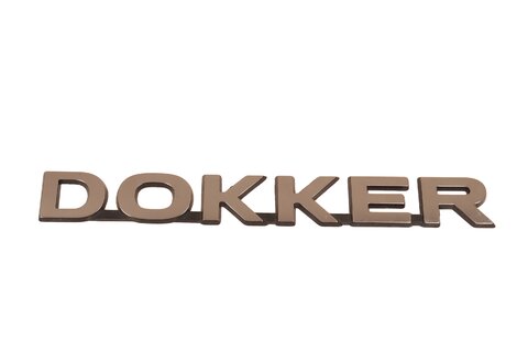 Nápis DOKKER zadný