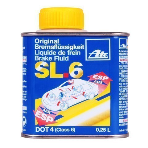 Brzdová kvapalina SL.6 - DOT 4 (ESP / ASR) - 250 ml