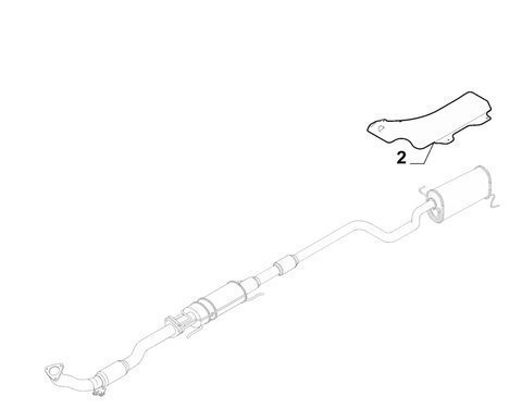 Kryt výfuku (zadný tlmič)