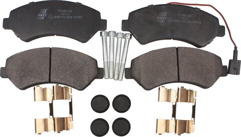 Predné brzdové doštičky (17QH, 20Q)