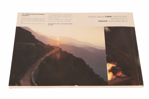 Návod na obsluhu FABIA SK S5456100515