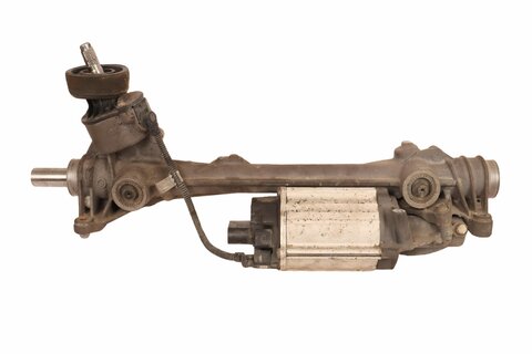 Hrebeň riadenia s posilňovačom bez tyče riadenia