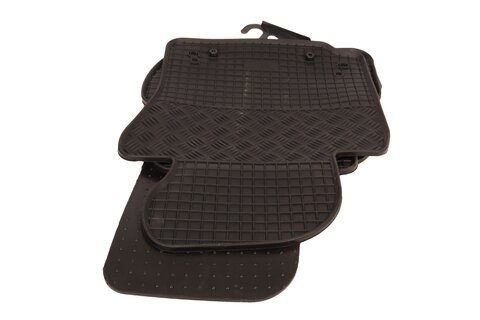 Gumové koberčeky čierne (sada 4 ks)