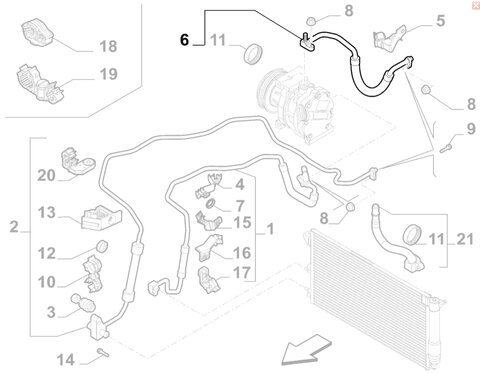 Hadica klíma 51871844