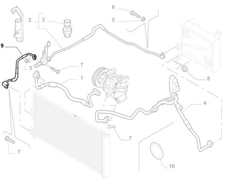 Hadice klima 51722216