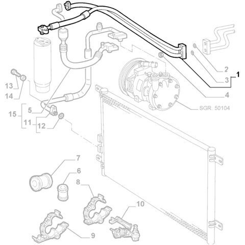 Hadica klimatizácia