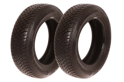 Súprava dvoch pneumatík CELOROČNÁ 175/65 R14 82T CONTINENTAL AllSeasonContact (7 mm) rok 2022