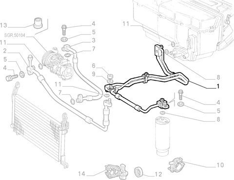Hadica klimatizácia