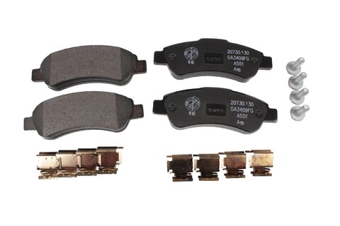 Brzdové doštičky zadné