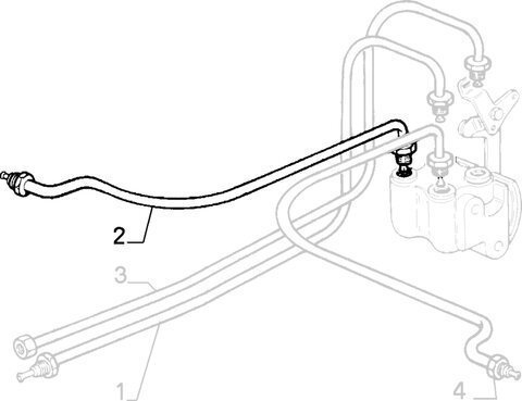 Brzdová rúrka orig.