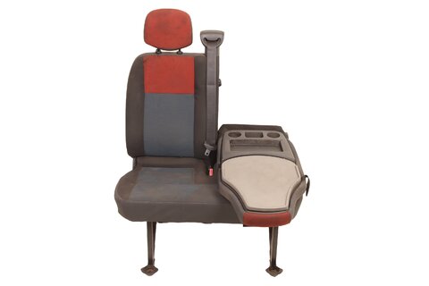 Dvojsedačka predná červená