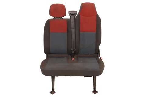 Dvojsedačka predná červená