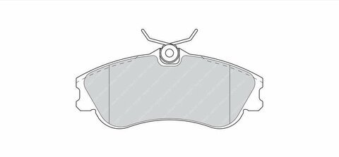 Brzdové doštičky FERODO PREMIER