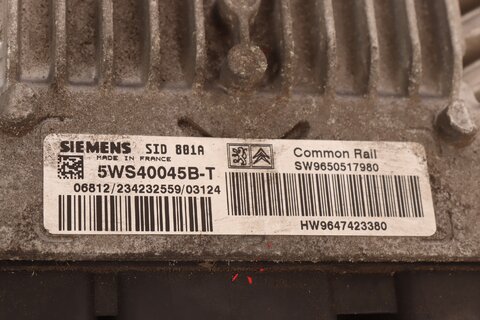 Riadiaca jednotka motora SW9650517980