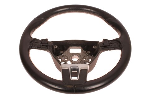 Volant kožený trojramenný multifunkčný 3C8419091BE
