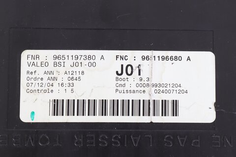 Jednotka BSI J01-00 9651197380