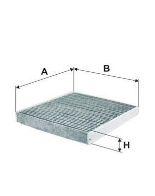 Kabínový filter s aktívnym uhlím FILTRON