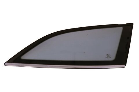 Sklo bočný kufor pravej modrej kombi (chrómová lišta) -2010 7S71-N297B00-DG