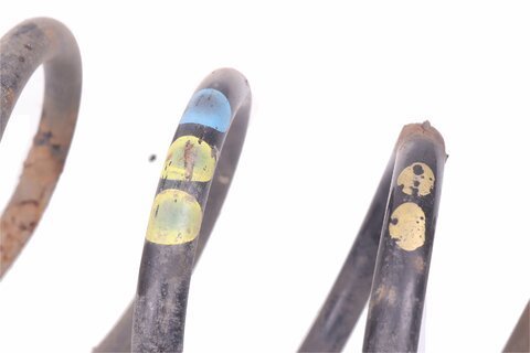 Pružina zadnej nápravy 1K0511115BS (1x Mod 2x Žl)