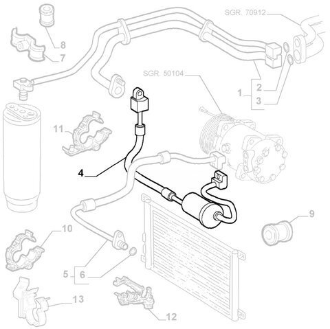 Hadice klimatizace 60577141