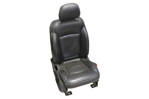 Sedačka spolujazdca komplet elektrická čierna koža PAN-1HL