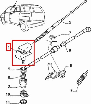 Anténa spodok orig.