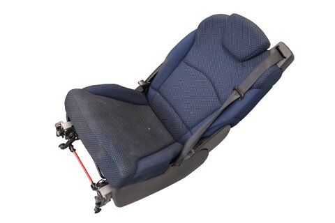 Sedačka 2. radu (stred) komplet modrá