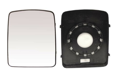 Sklo zrkadla s plastovým držiakom P/L 32.54.215