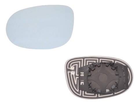 Sklo spätného zrkadla modré ľavej L