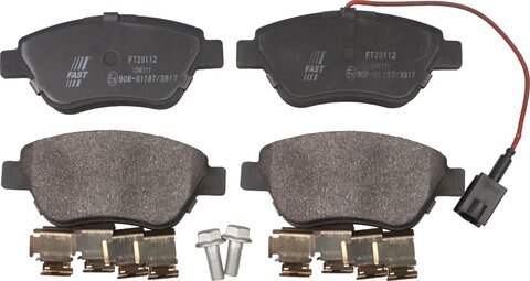 Brzdové doštičky predné 1 senzor