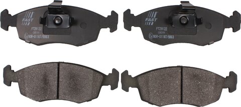 Brzdové doštičky predné